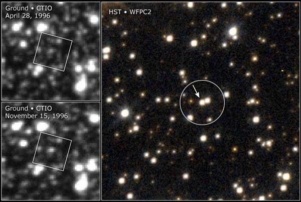 APOD: A Big Black Hole Floats By - January 19, 2000