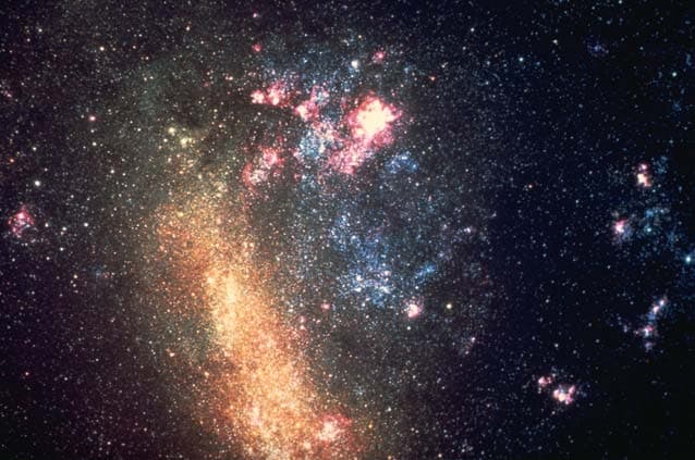 APOD: Neighboring Galaxy: The Large Magellanic Cloud - August 4, 2001