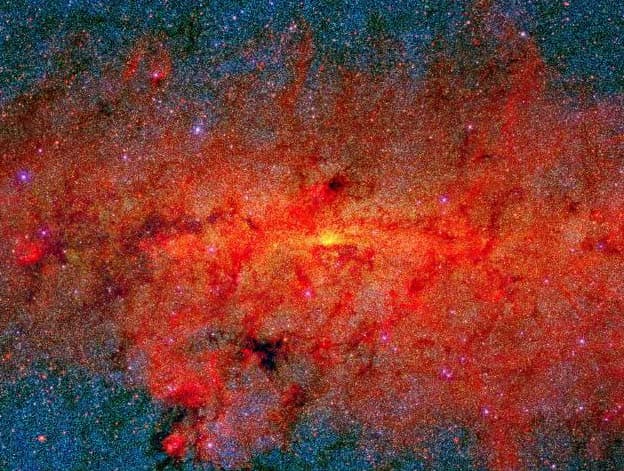 APOD: The Galactic Center Across the Infrared - July 7, 2002