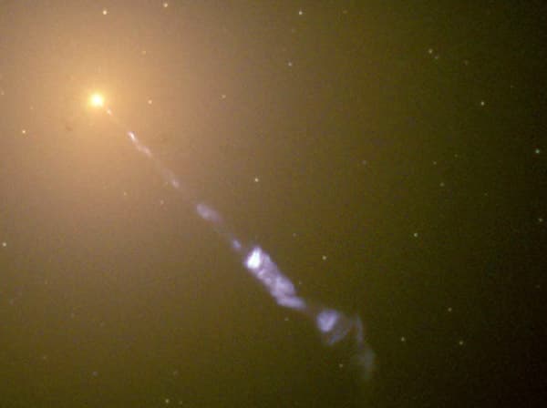 APOD: A Jet from Galaxy M87 - July 6, 2000