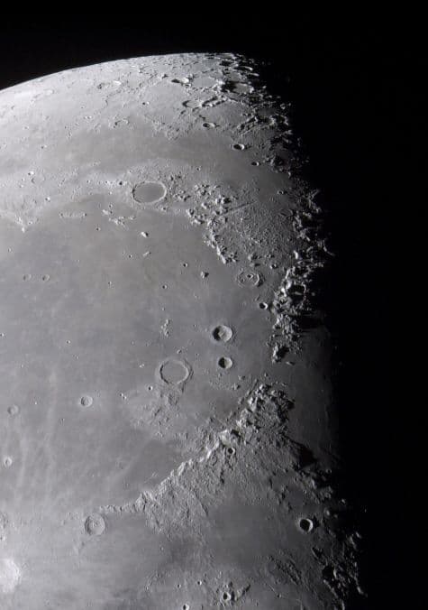 APOD: Moon Mare and Montes - December 28, 2000