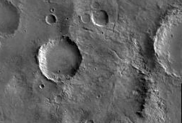 APOD: Help NASA Classify Martian Craters - January 8, 2001