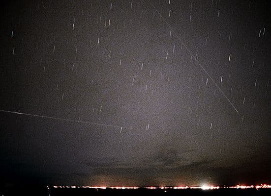 APOD: Mir Flares Farewell - March 23, 2001