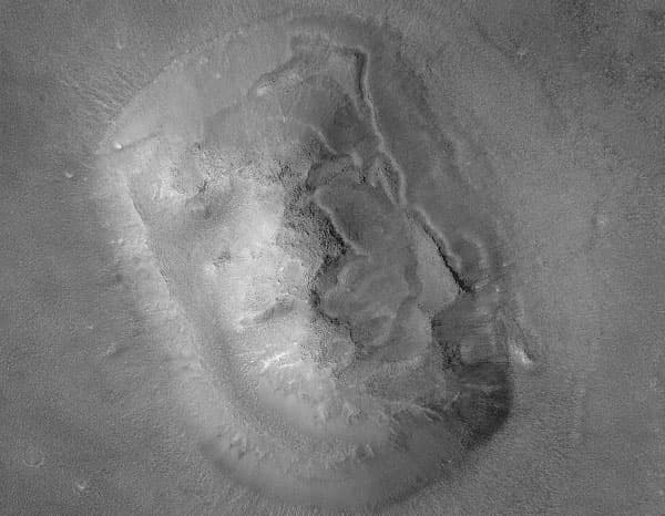 APOD: Close-up of the Face on Mars - May 28, 2001
