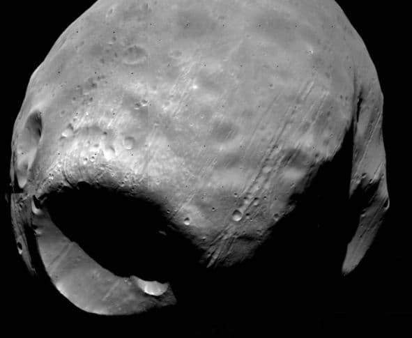 APOD: Phobos: Doomed Moon of Mars - April 6, 2003