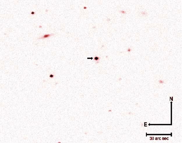 APOD: Is Mystery Object an Orphan Afterglow? - November 12, 2001