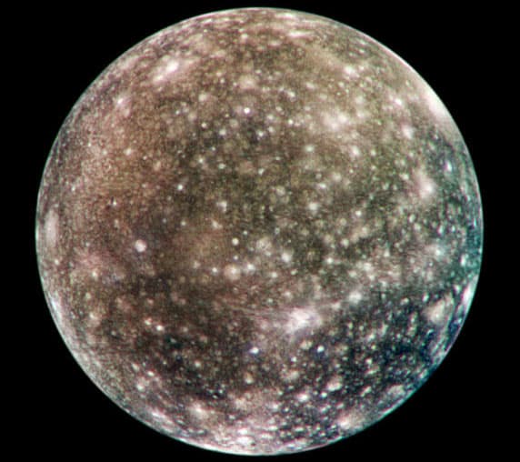 APOD: Callisto Full Face - January 20, 2002