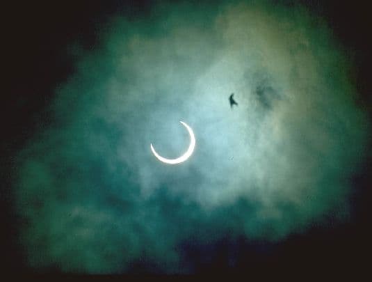 APOD: A Fleeting Eclipse - June 8, 2002