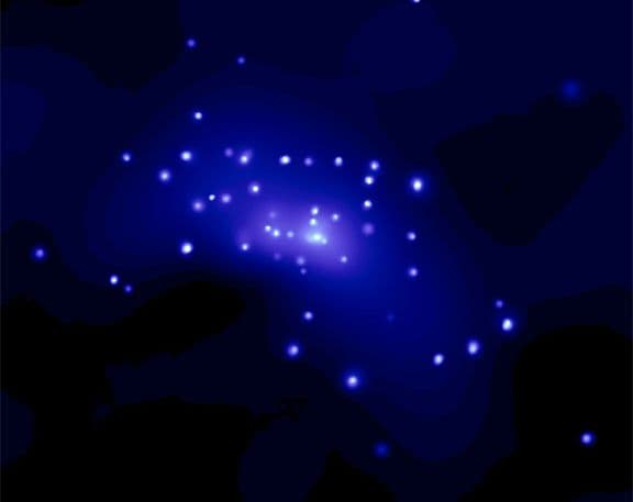 APOD: NGC 4697: X-Rays from an Elliptical Galaxy - June 17, 2002