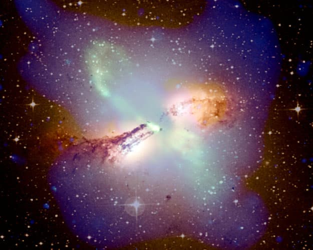 APOD: The Colors and Mysteries of Centaurus A - August 12, 2002