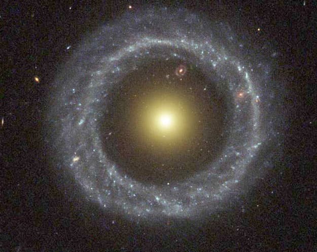 APOD: Hoag's Object: A Strange Ring Galaxy - September 9, 2002