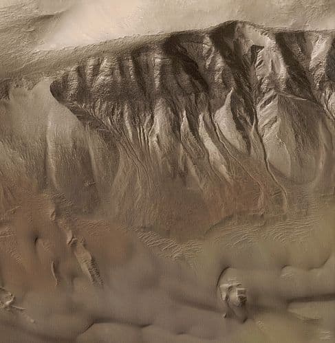 NASA APOD October 24, 2002: Gullies on Mars