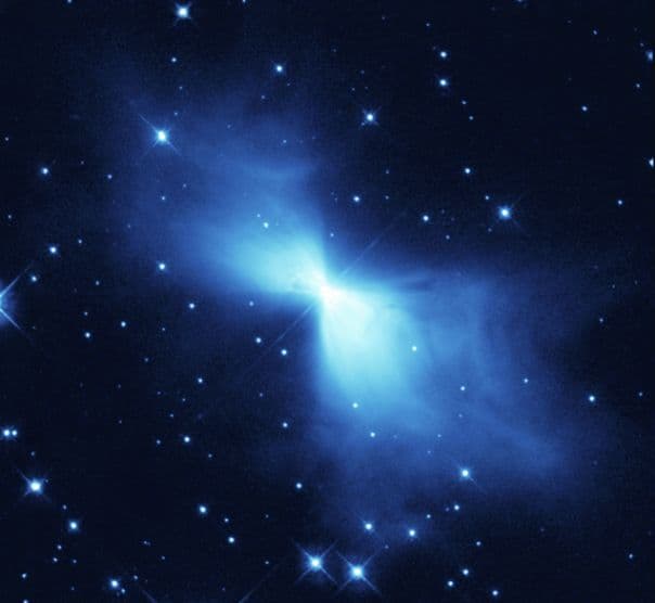 APOD: Cold Wind from the  Boomerang Nebula - February 20, 2003