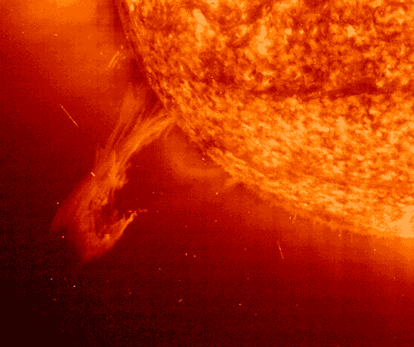 APOD: A Twisted Solar Eruptive Prominence - February 23, 2003