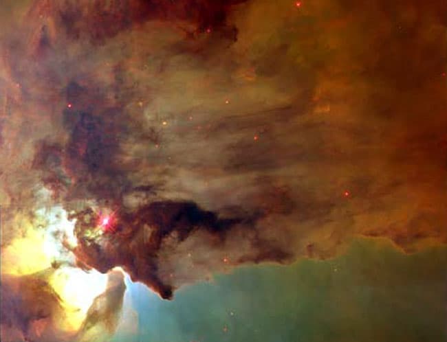 APOD: In the Center of the Lagoon Nebula - March 4, 2003