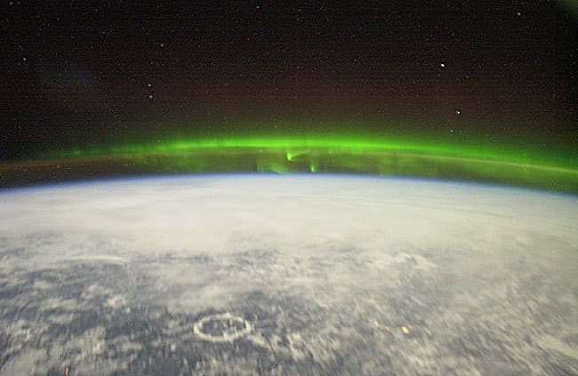 APOD: Aurora From Space - April 8, 2003