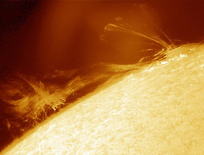 APOD: At the Edge of the Sun - July 7, 2003