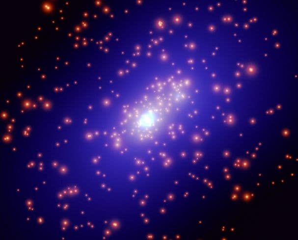 APOD: Dark Matter Map - August 14, 2003