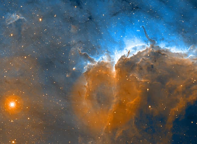 APOD: Pelican Nebula Ionization Front - October 13, 2003