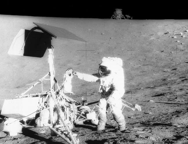 APOD: Apollo 12 Visits Surveyor 3 - October 5, 2003