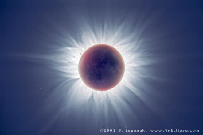 APOD: Moon AND Sun - November 22, 2003