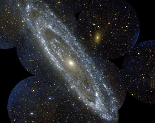 NASA APOD December 22, 2003: The Andromeda Galaxy from GALEX