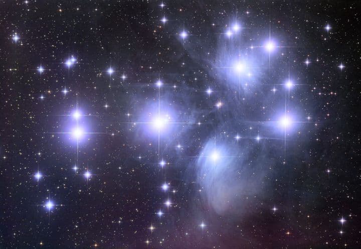 NASA APOD December 27, 2003: The Pleiades Star Cluster
