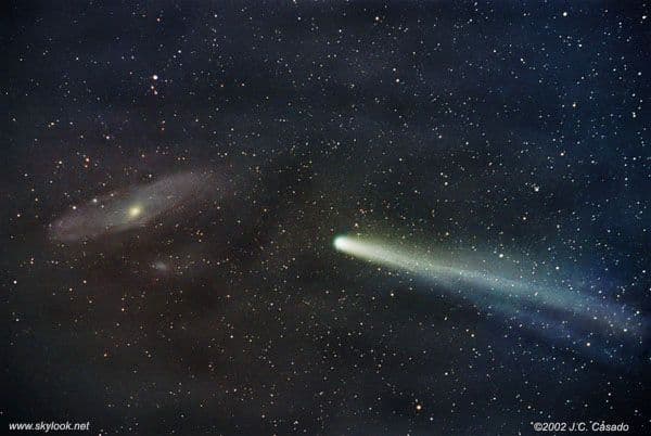 APOD: A Galaxy is not a Comet - January 31, 2004