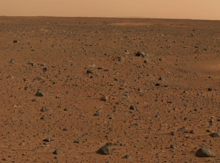 APOD: Red Mars from Spirit - January 7, 2004