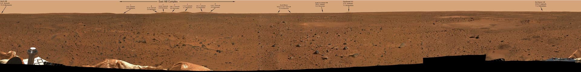 APOD: A Mars Panorama from the Spirit Rover - January 14, 2004