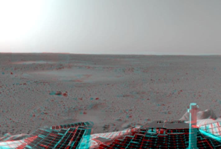 APOD: Spirit's 3D View Toward Sleepy Hollow - January 6, 2004