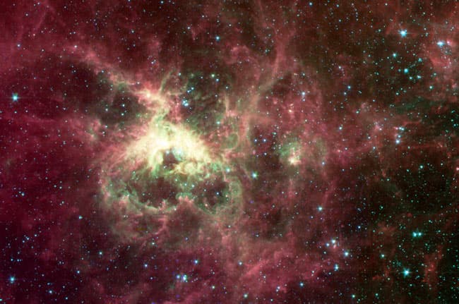 APOD: The Tarantula Nebula from Spitzer - February 2, 2004