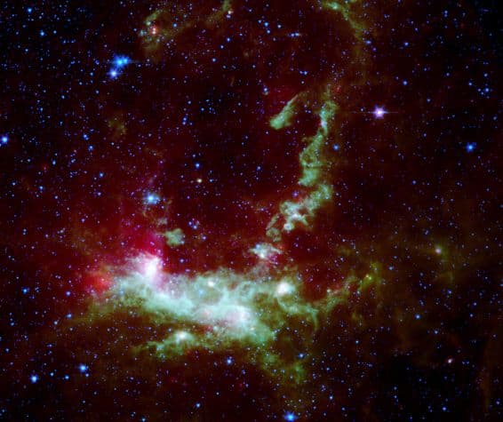 APOD: Henize 206: Cosmic Generations - March 11, 2004