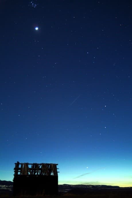 APOD: Mercury and Venus in the West - April 2, 2004