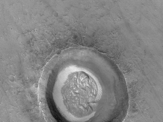 APOD: Brain Crater on Mars - May 19, 2004
