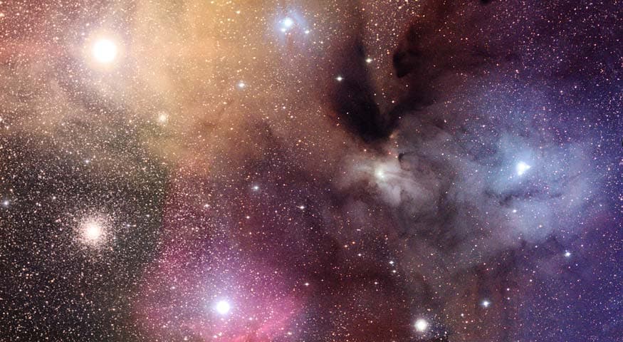 APOD: The Colorful Clouds of Rho Ophiuchi - July 9, 2005
