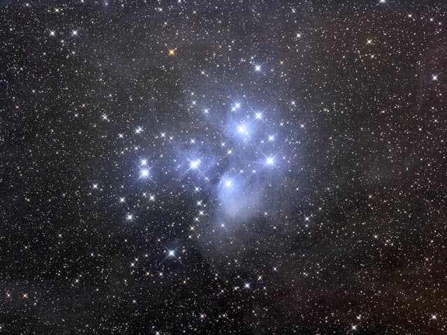 APOD: The Pleiades Star Cluster - January 3, 2005