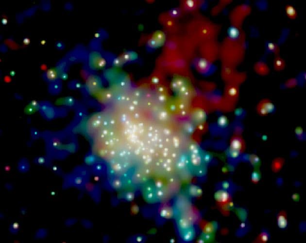 APOD: X-Ray Mystery in RCW 38 - January 8, 2005