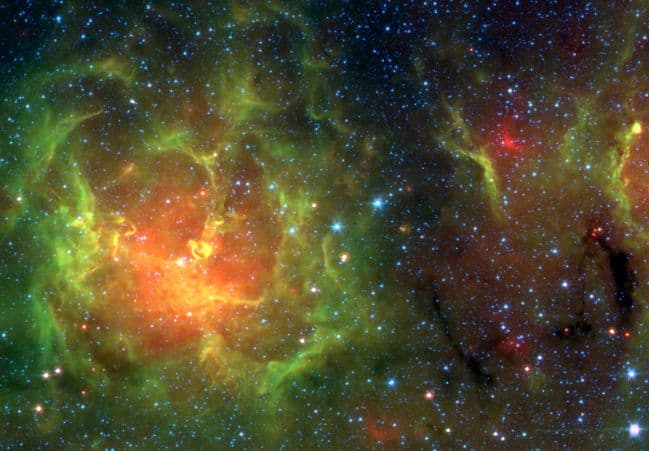 APOD: Infrared Trifid - January 13, 2005