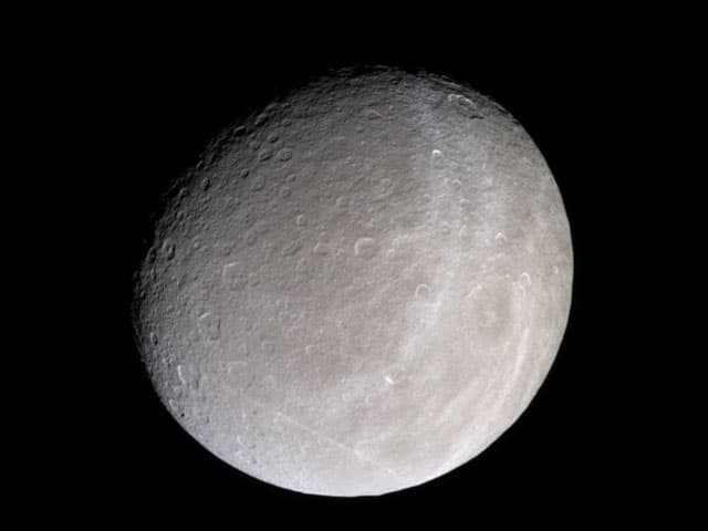 APOD: Saturn's Moon Rhea from Cassini - February 15, 2005