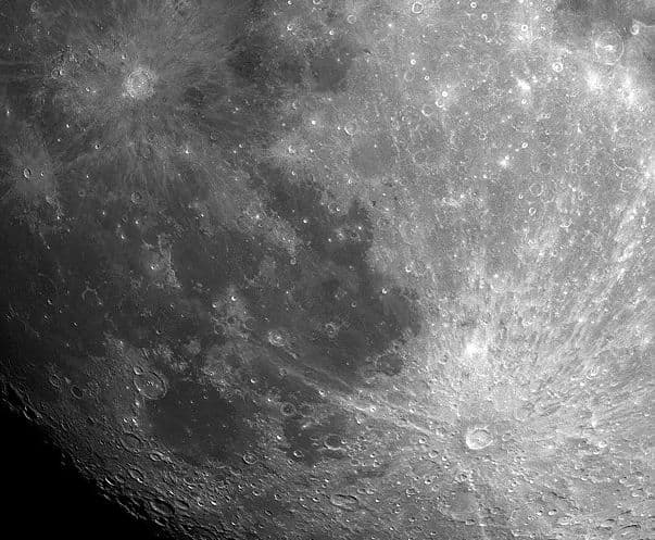 APOD: Tycho and Copernicus: Lunar Ray Craters - March 5, 2005