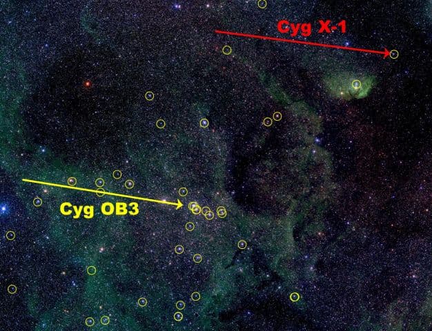 APOD: Cyg X-1: Can Black Holes Form in the Dark? - April 2, 2005