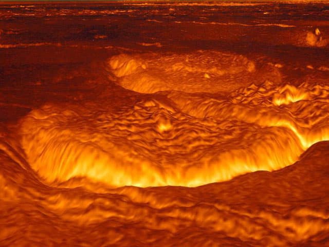 APOD: Venus' Once Molten Surface - April 10, 2005