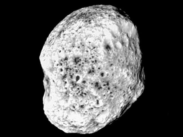 APOD: Hyperion: Sponge Moon of Saturn - July 26, 2005