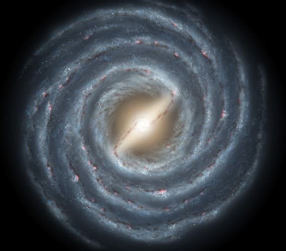 APOD: Barred Spiral Milky Way - August 25, 2005
