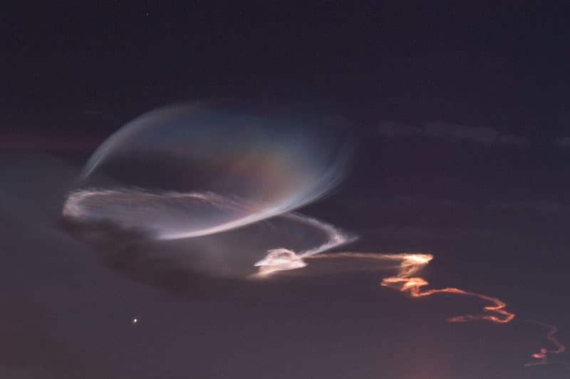 APOD: A Rocket Launch at Sunset - September 28, 2005