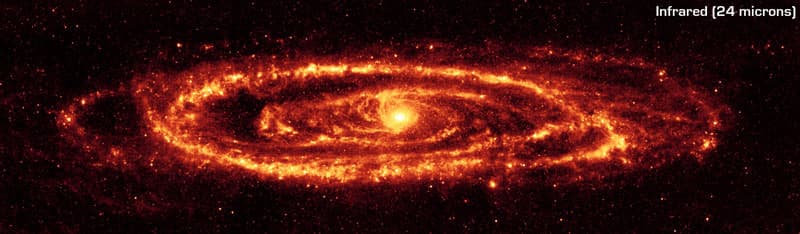 APOD: The Andromeda Galaxy in Infrared - October 20, 2005