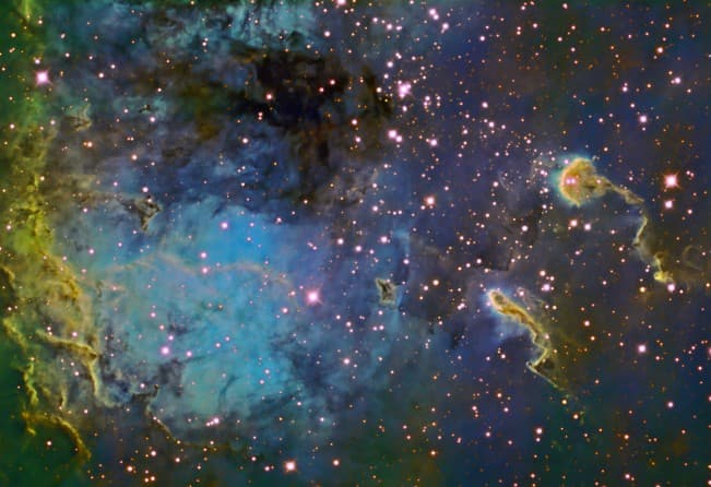 APOD: The Tadpoles of IC 410 - January 11, 2006