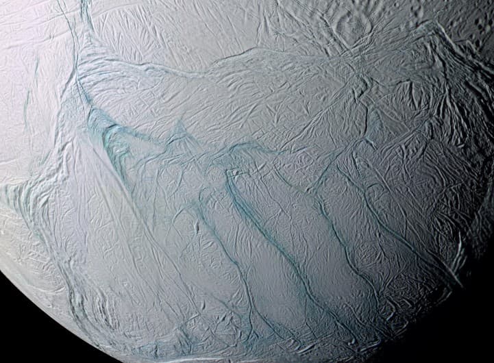 APOD: Enceladus and the Search for Water - March 10, 2006