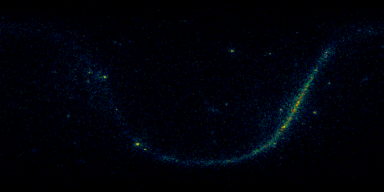 NASA APOD May 31, 2006: Simulated Gamma-ray Sky